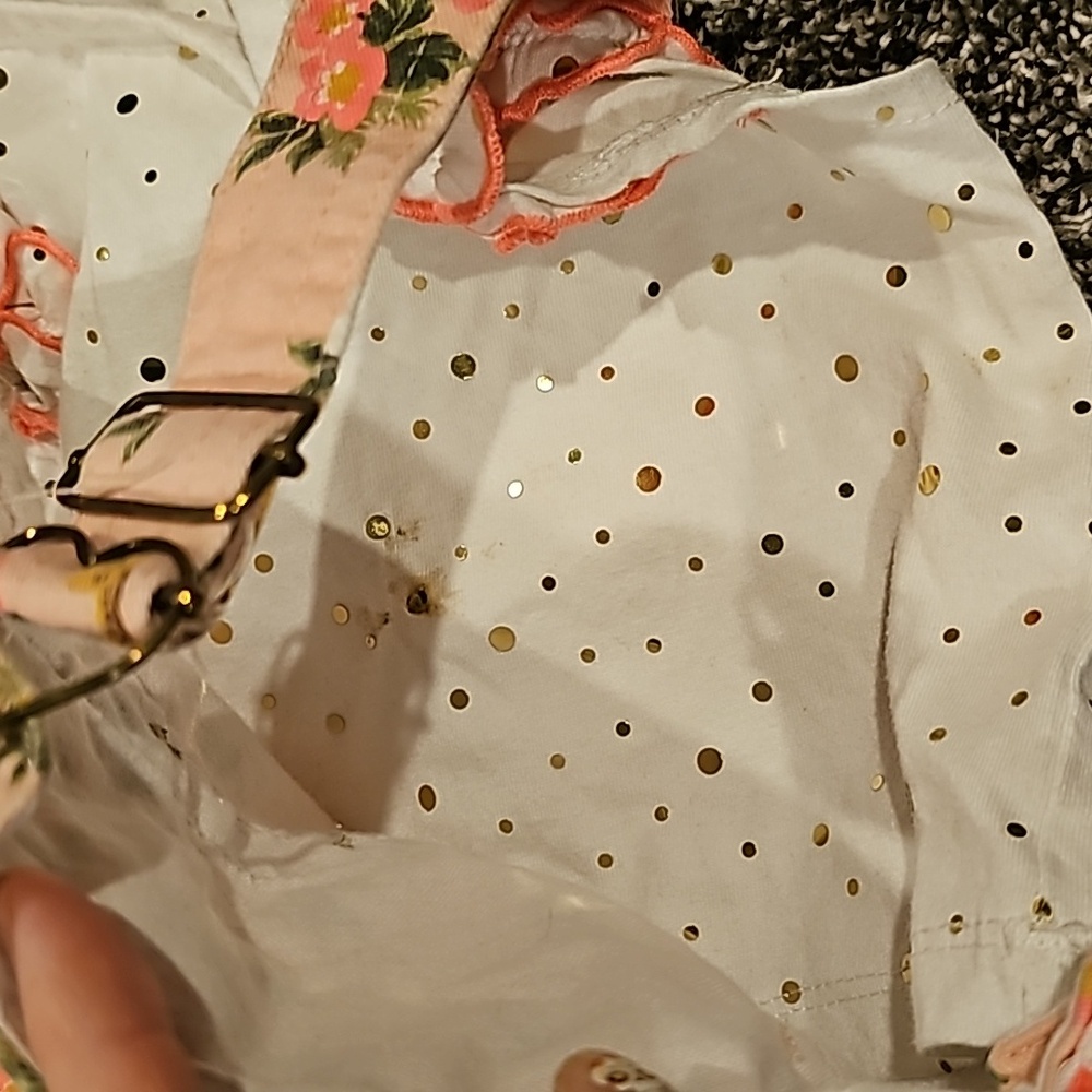 Tahari Toddler Girls Floral Overall set & little Lass safari Overall set - Picture 6 of 8